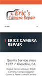 Mobile Screenshot of ericscamerarepair.com